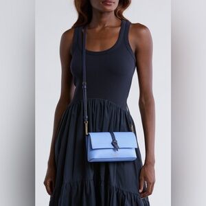 Kate Spade New York-Knott Flap Chain Small Leather Crossbody